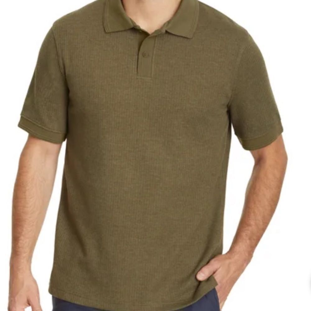 Marc New York Men's Sweater Polo Green